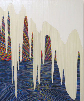 man muss mit allem rechnen, 121 x 101 cm, 2015