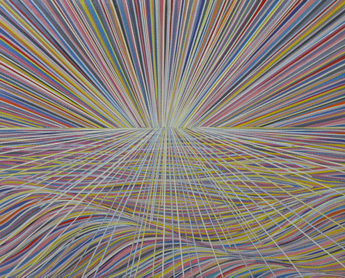 1 2 3 Malerei (3), 40 x 50 cm, 2014