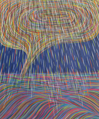 Colors Conquer The Earth, Ohhh, 120 x 100 cm, 2014