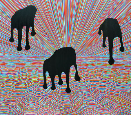 Hate Is Overrated, 225 x 208 cm, 2017