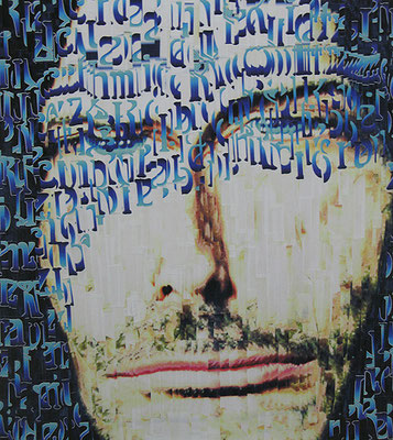 HER O IN HIS A,  123 X 108 cm, 2010
