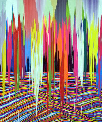 Colors Conquer The Earth Again, 121 x 101 cm, 2017
