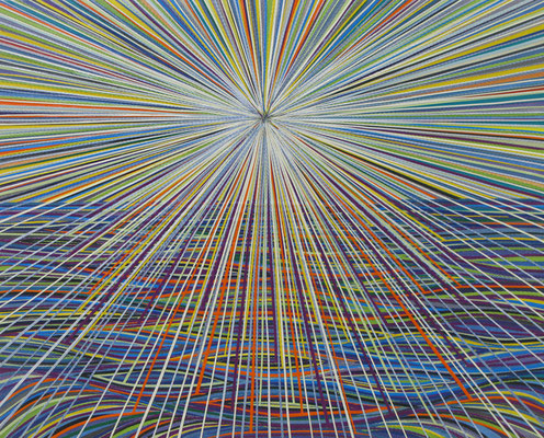 1 2 3 Malerei (2), 40 x 50 cm, 2014