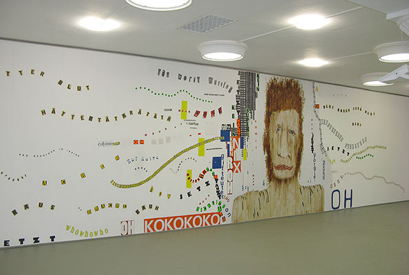 Installation View: Art & Vomit, Galerie Zanderkasten, Dresden, 2010