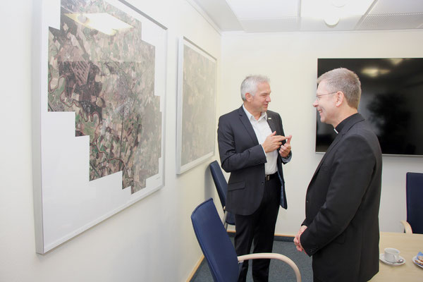 Gespräch mit Bürgermeister Wilhelm Sendermann