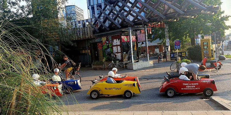 Eine "Hot Rod" Gruppe am Start  ...