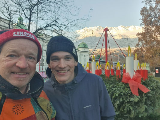 Besuch bei Sohnemann in Innsbruck, 27.11.25 