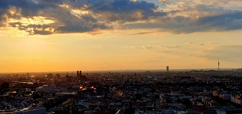 von der Dachterrasse, Atelierstr. 25, 16.07.25 