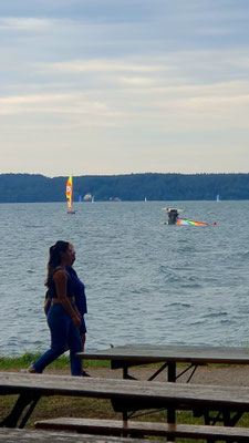 "steife Prise" bei Tutzing am Starnberger See, 06.07.25 