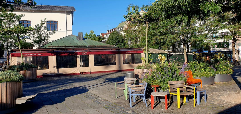 morgens am Viktualienmarkt, 19.08.25 