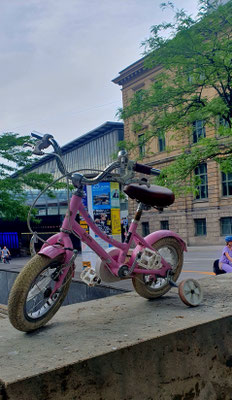 ein süßer Radl-Parker Nähe Hauptbahnhof 