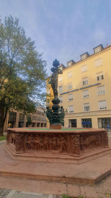 Fortuna Brunnen am Isartorplatz