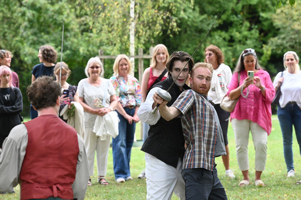 © Eugen Sommer, SHAKESPEARES GEHEIMNIS (UA; 2025), Burgfestspiele Bad Vilbel