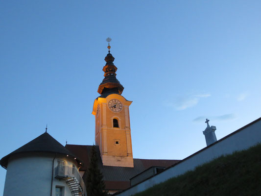 Ankunft in Feldkirchen rechtzeitig vor Sonnenuntergang