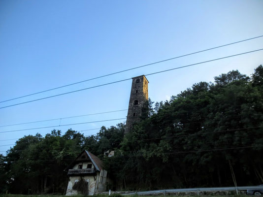 Der von 1818 - 1824 erbaute Schrotturm am Wörthersee