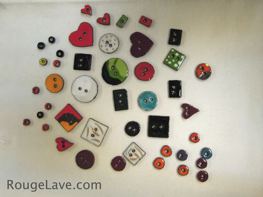 Boutons et sequins