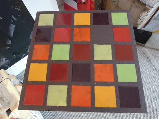 Plateau en lave émaillée ( possibilité de commande personnalisée)