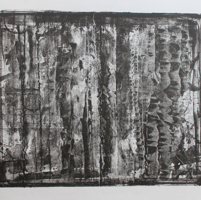 Untitled, ink on paper, Lithography, 30 x 40 cm
