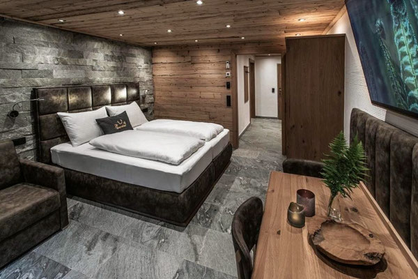Natustein Wandverkleidung - Schlafzimmer