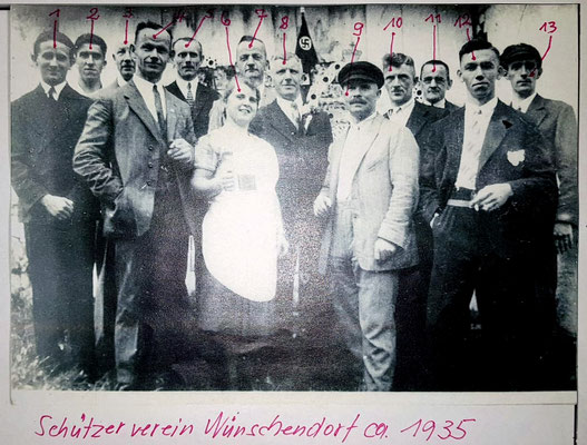 Bild: Wünschendorf Schützenverein 1935