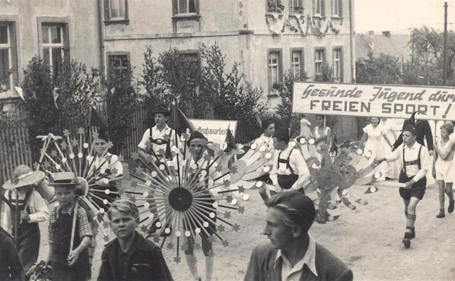 Wünschendorf Erzgebirge Schulfest 1952
