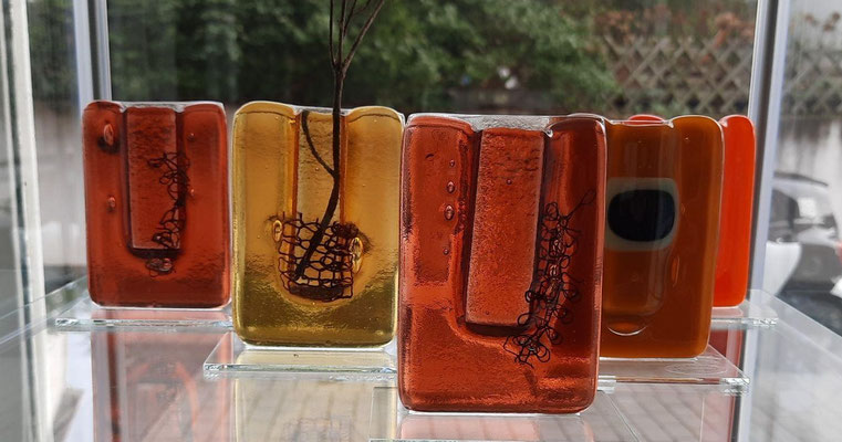 Kleine Glasvasen von Anja Gilles