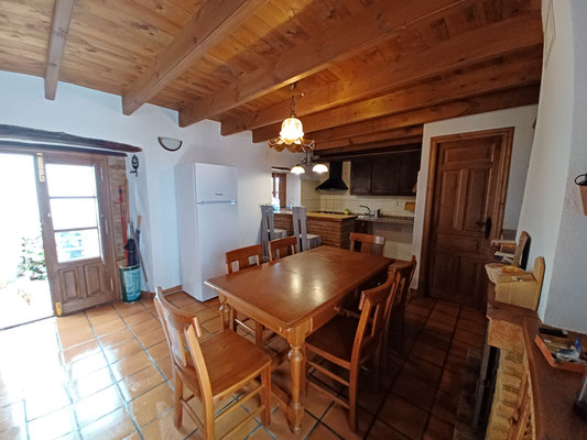 Comedor Alojamiento Rural Cortelazor Casa Maricolilla