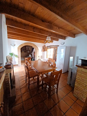 Comedor Alojamiento Rural Cortelazor Casa Maricolilla