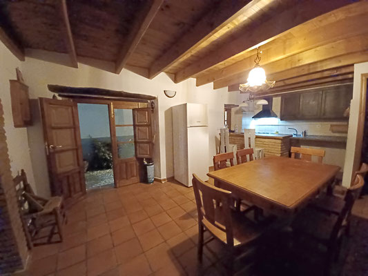 Comedor Alojamiento Rural Cortelazor Casa Maricolilla