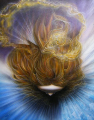 「太陽の女神」　2011年作　第62回群馬県美術展・入選