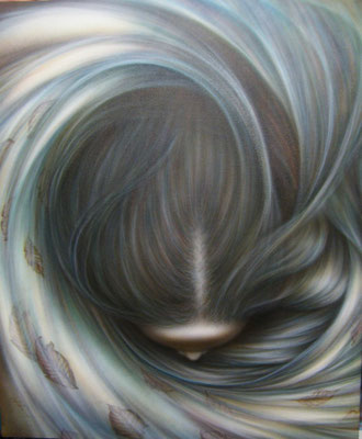 「風の女神」　2010年作　第20回全日本アートサロン絵画大賞展/自由表現部門・審査員特別賞（建畠哲選）