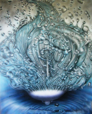 「水の女神」: F100　/　　2012年制作