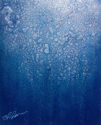 「DIVE TO BLUEⅡ」　　第13回 奄美を描く美術展　　入選