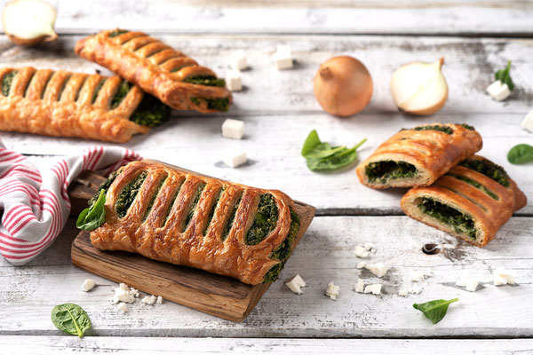 Spinatstrudel