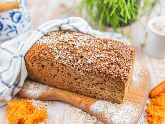 Dinkelganzkorn-Möhre-Brot Bio