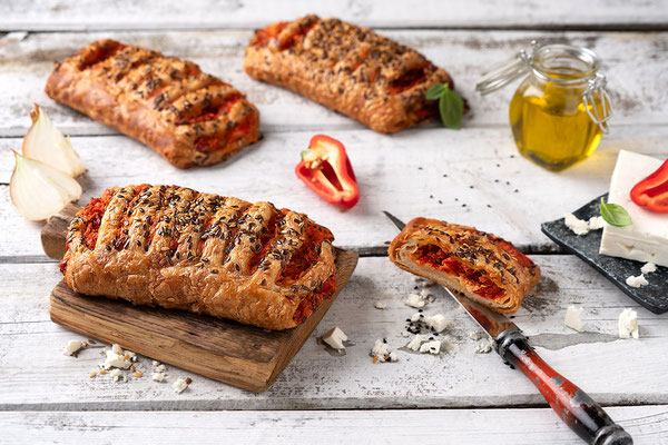 Tomate-Mozzarella-Strudel