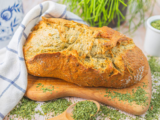 Bärlauch-Ciabatta-Brot Bio