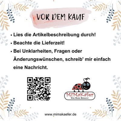 Grafik mit Tipps, QR-Code, Marienkäferlogo und Link zu mimikaefer.de.