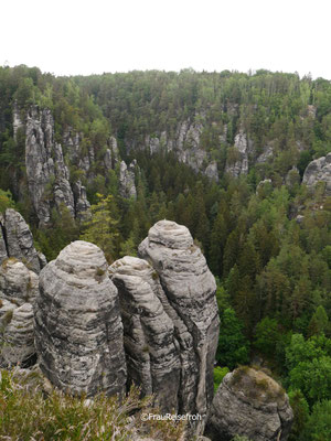 Basaltfelsen auf dem Malerweg