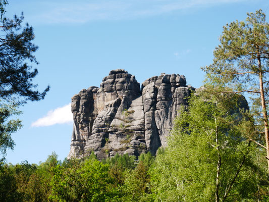 Basaltsteine auf dem Malerweg