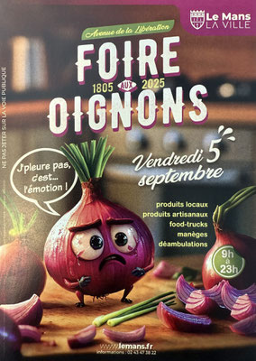 Foire aux oignons Le Mans