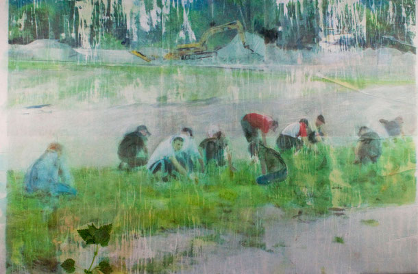 Werkserie, The fleeting nature of life,110 cm x 170 cm