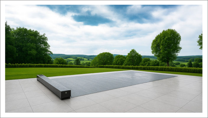 Automatische CoverSeal Poolabdeckung als sichere und energieeffiziente Lösung für private Swimmingpools.