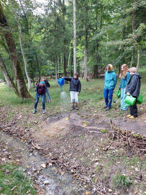 Das Modell der Wasserretentionsfläche. Foto: Thea Wolf
