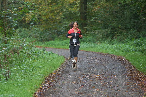 Zieleinlauf Martina & Lotta