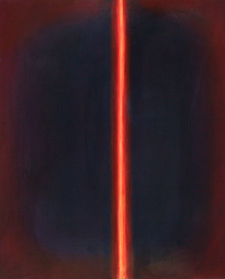 Ferdinando Pagani, "Davanti a Pilato", 2009, acrilico su tela, 101x83 cm.