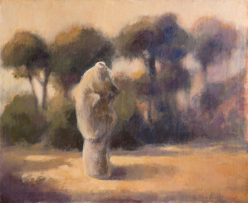 Ferdinando Pagani, "Ritorni del passato", 1997, acrilico, 80x100 cm.