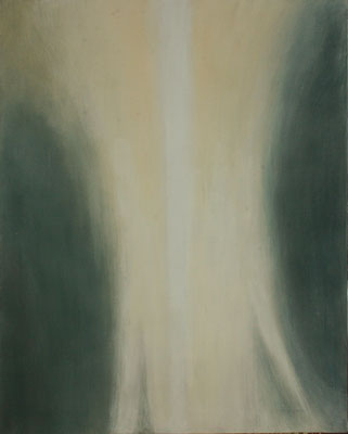 Ferdinando Pagani, "Il velo del tempio si squarciò", 2009, acrilico su tela, 90x72 cm.