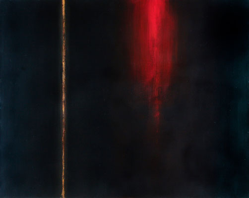 Ferdinando Pagani, "Là dunque deposero Gesù", 2009, acrilico su tela, 80x100 cm.