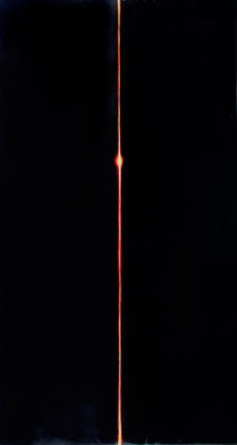 Ferdinando Pagani, "Ego eimi", 2009, acrilico su tela, 131.5x70 cm.